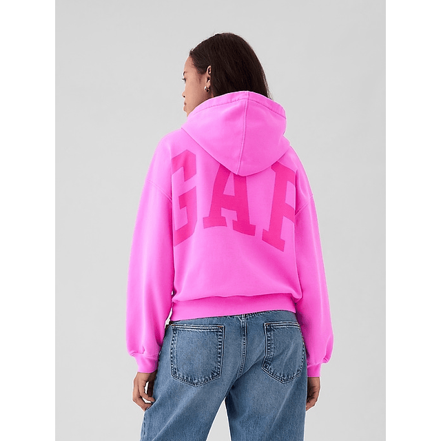 GAP VintageSoft Crop Logo Hoodie