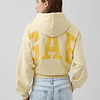 GAP VintageSoft Crop Logo Hoodie