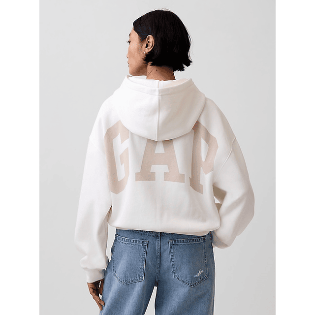 GAP VintageSoft Crop Logo Hoodie