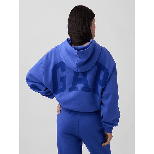 GAP VintageSoft Crop Logo Hoodie