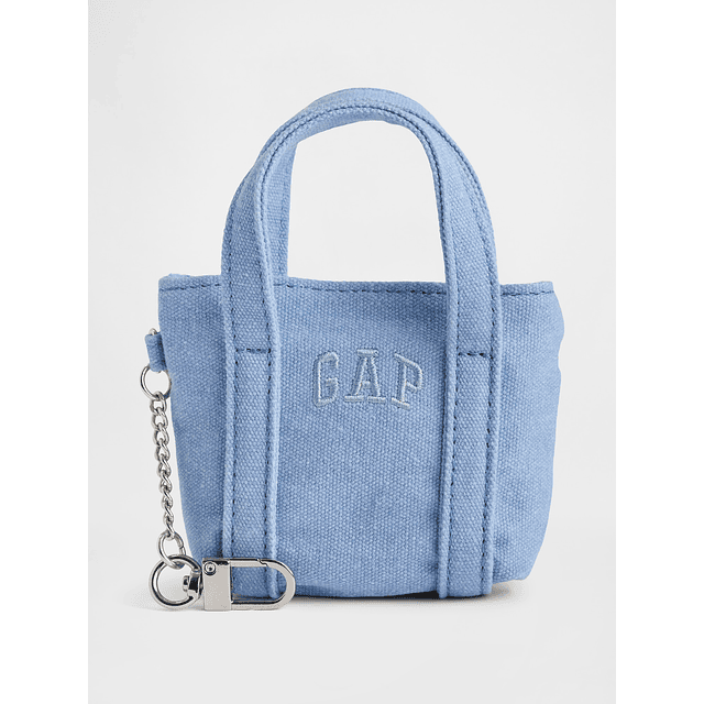 Logo Tote Keychain Charm