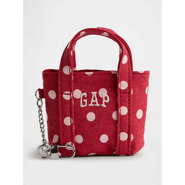 Logo Tote Keychain Charm