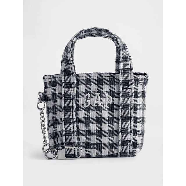 Logo Tote Keychain Charm