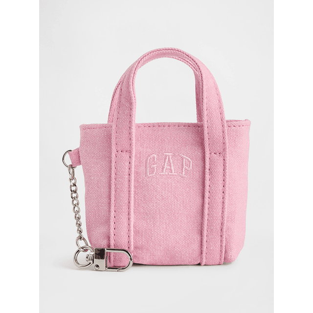 Logo Tote Keychain Charm