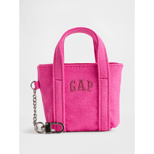 Logo Tote Keychain Charm