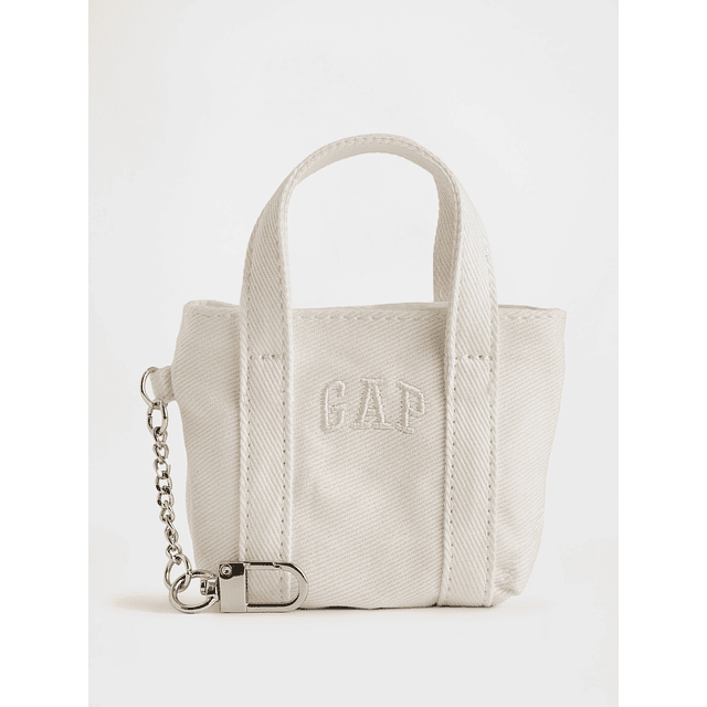 Logo Tote Keychain Charm