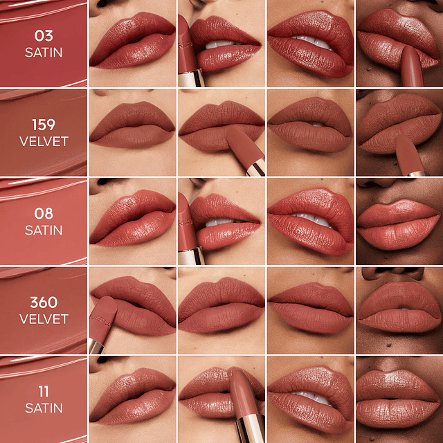 Rouge G Customizable Satin & Velvet Matte Lipstick