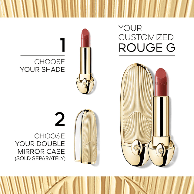Rouge G Customizable Satin & Velvet Matte Lipstick