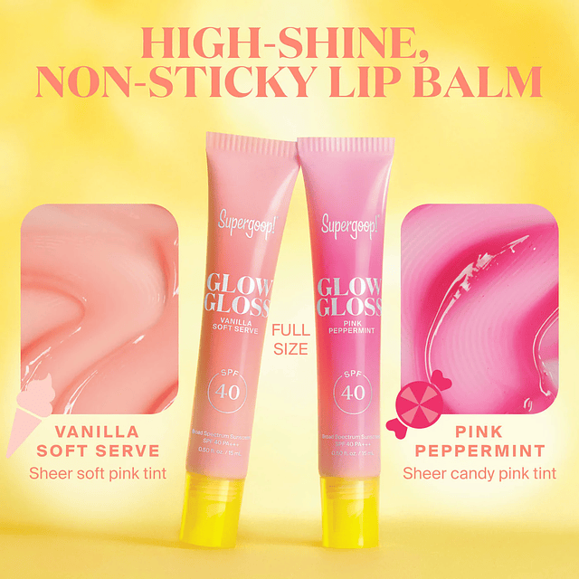 Lip Service Glossy Balm SPF 40 Duo Gift Set