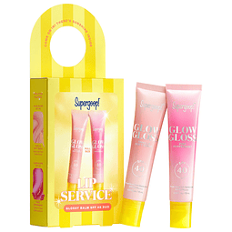 Lip Service Glossy Balm SPF 40 Duo Gift Set