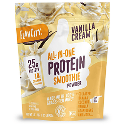 FlavCity Protein Smoothie Powder Vanilla Cream 