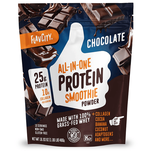 FlavCity Protein Smoothie powder Chocolate 