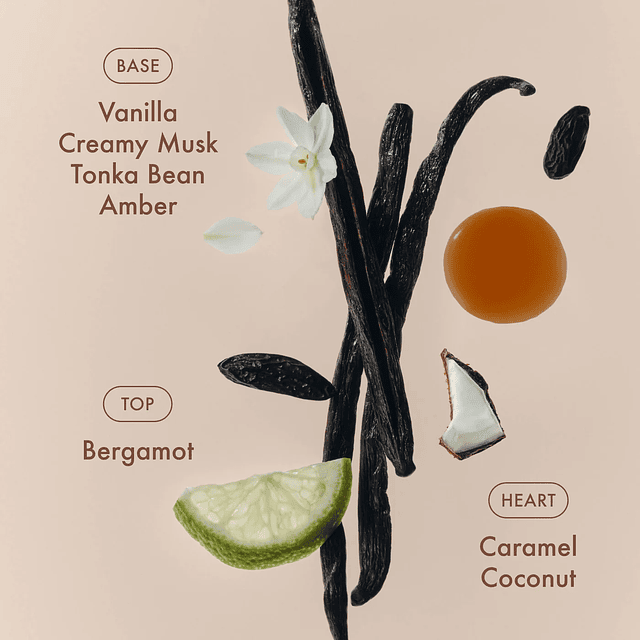 Sunlit Vanilla Eau de Parfum with Vanilla and Caramel