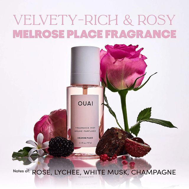 Melrose Place Hair and Body Mist with Rose + Champagne