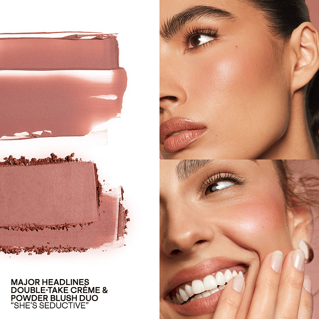Mini Must-Have Major Headlines Double-Take Crème & Powder Blush Duo Set