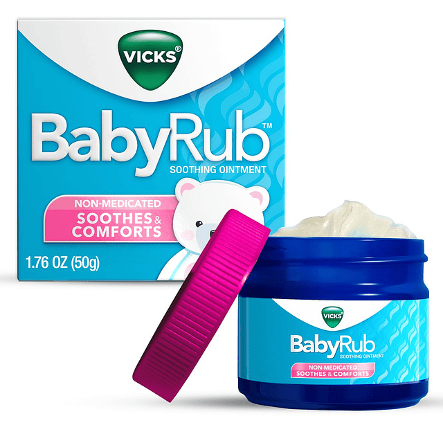 Vicks BabyRub Chest Rub Soothing Ointment