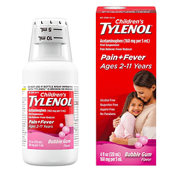 Children's Tylenol Pain + Fever Relief Liquid Bubble Gum