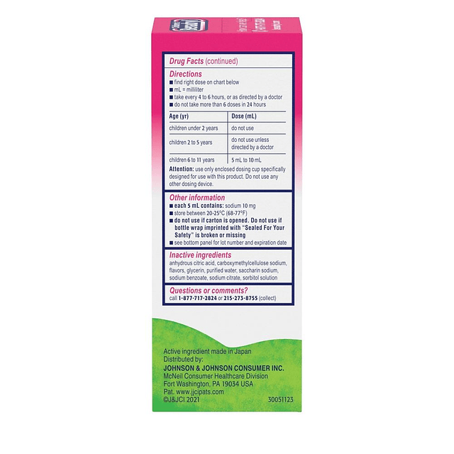 Children's Benadryl Dye-Free Diphenhydramine Allergy Liquid