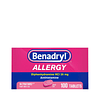 Benadryl Ultratabs Diphenhydramine Antihistamine Cold & Allergy Relief Tablets