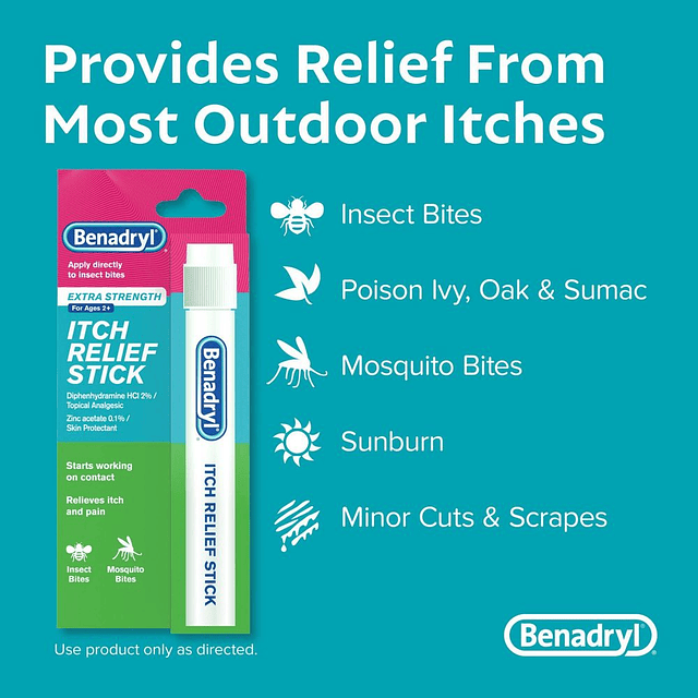 Benadryl Extra Strength Itch Relief Stick