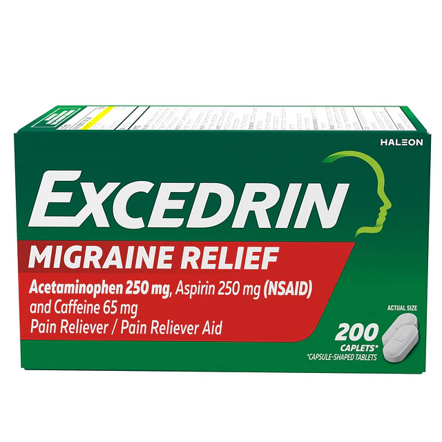Excedrin Migraine Pain Reliever Caplets