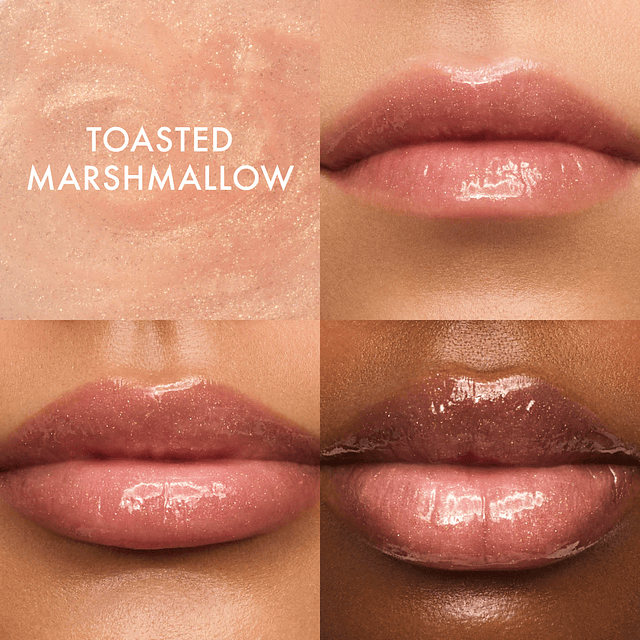 Lip Butter Balm Treatment for Hydration + Nourishing Shine Toasted Marshmallow