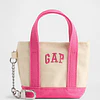 Logo Tote Keychain Charm Standout pink
