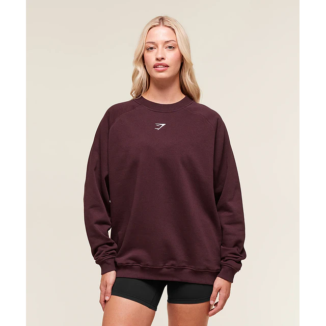 TRAINING OVERSIZED FLEECE SWEATSHIRT