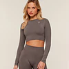 EVERYDAY SEAMLESS LONG SLEEVE CROP TOP
