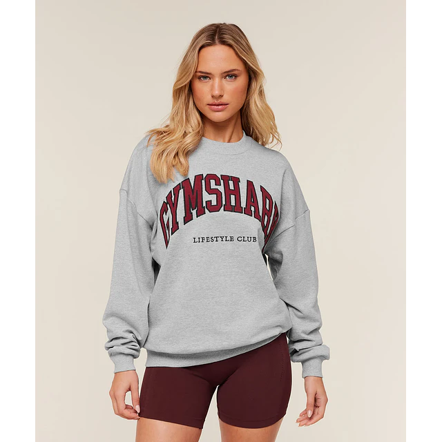 COLLEGIATE GRAPHIC CREW NECK PULLOVER