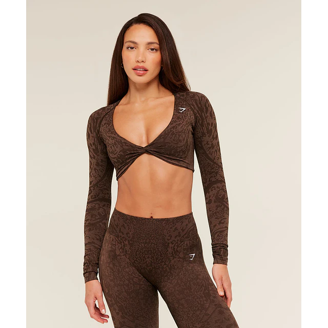 ADAPT ANIMAL X WHITNEY LONG SLEEVE CROP TOP