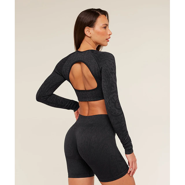 ADAPT ANIMAL X WHITNEY LONG SLEEVE CROP TOP