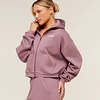 COSY LUXE ZIP THROUGH HOODIE