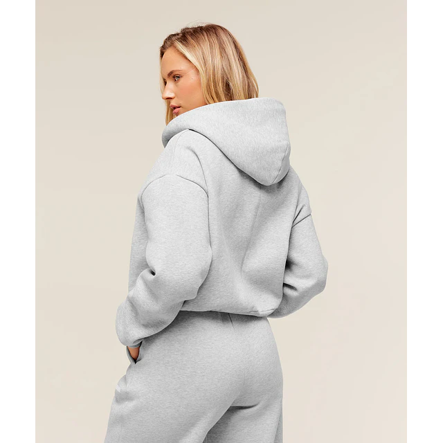 COSY LUXE ZIP THROUGH HOODIE