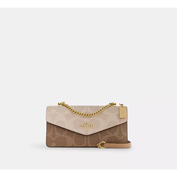 Klare Envelope Crossbody Bag In Blocked Signature Canvas