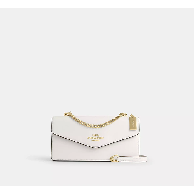 Klare Envelope Crossbody Bag In Blocked Signature Canvas