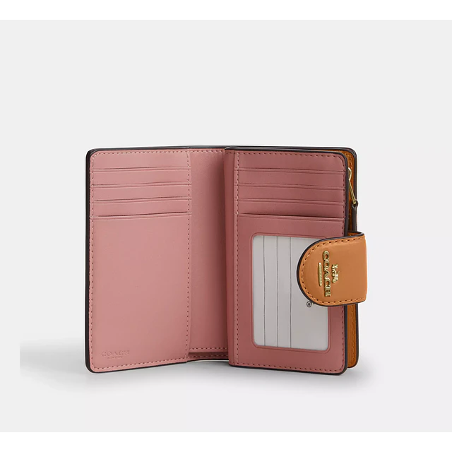 Medium Corner Zip Wallet In Signature Canvas