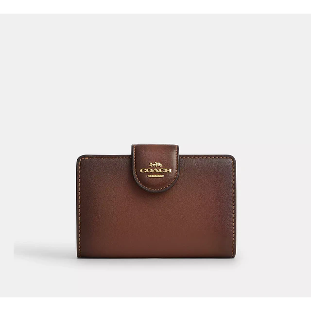 Medium Corner Zip Wallet In Signature Canvas