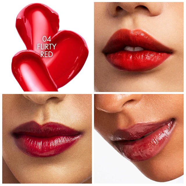 Rose Dew Lip Bite 24H Hydrating Glossy Lip Tint with Hyaluronic Acid