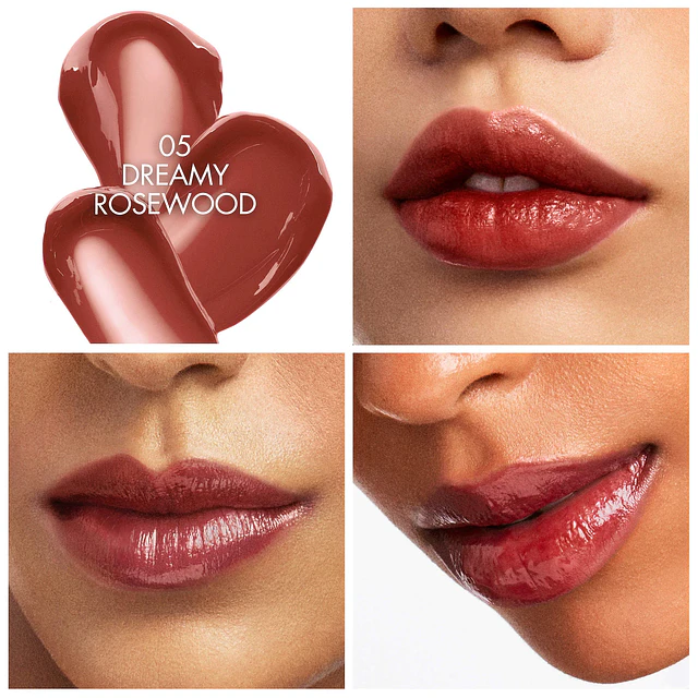 Rose Dew Lip Bite 24H Hydrating Glossy Lip Tint with Hyaluronic Acid