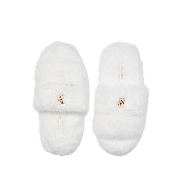 Luxe Plush Double Strap Slippers