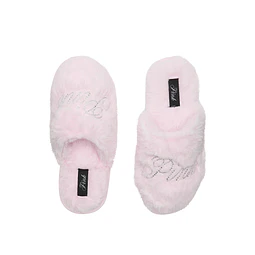 Faux Fur Closed Toe Slippers