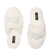 Faux Fur Closed Toe Slippers