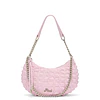 Crescent Ruched Shoulder Bag