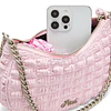 Crescent Ruched Shoulder Bag