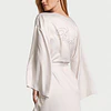 Bride Embellished Satin Short Robe