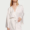 Bride Embellished Satin Short Robe