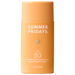 ShadeDrops Broad Spectrum SPF 50 Daily Mineral Milk Sunscreen