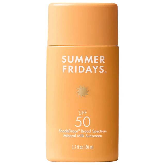 ShadeDrops Broad Spectrum SPF 50 Daily Mineral Milk Sunscreen