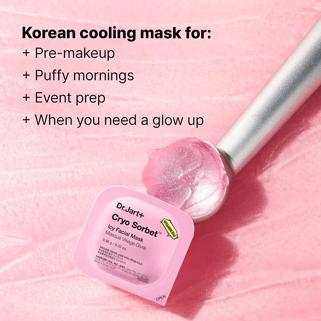 Cryo Sorbet Icy Facial Mask to Visibly Depuff